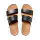 REEF LADIES CUSHION VISTA SANDAL - BLACK / NATURAL