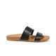 REEF LADIES CUSHION VISTA SANDAL - BLACK / NATURAL