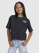 ROXY GIRLS SUN FOR ALL SEASONS S/S TEE - ANTHRACITE