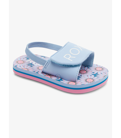 ROXY TODDLERS FINNY SLIDE SANDAL - BLUE PRINT