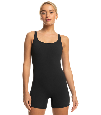 ROXY LADIES ROXY PRO ONE PIECE BOYLEG SWIMSUIT - BLACK