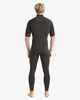 BILLABONG MENS 2MM ABSOLUTE CHEST ZIP GBS S/S STEAMER - BLACK