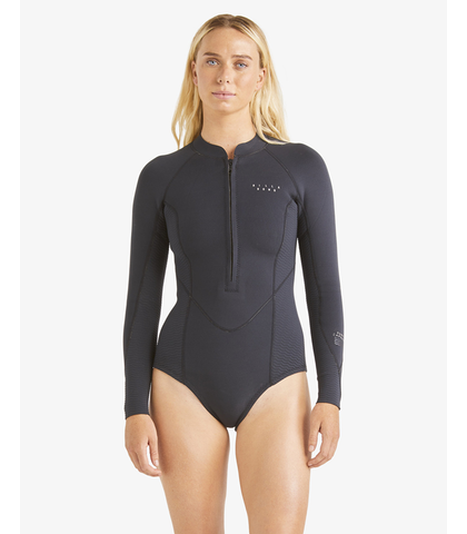 BILLABONG LADIES SALTY DAYZ L/S SPRINGSUIT - BLACK