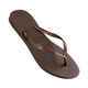 HAVAIANAS SLIM JANDAL - DARK BROWN