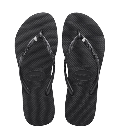 HAVAIANAS SW CRYSTAL JANDAL - BLACK