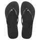 HAVAIANAS SW CRYSTAL JANDAL - BLACK