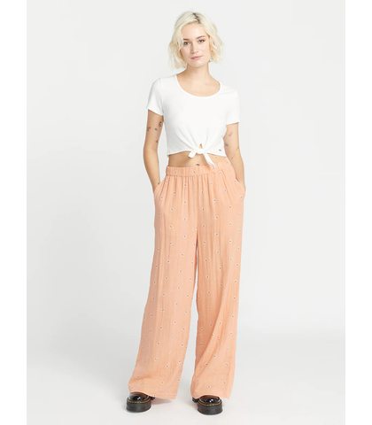 VOLCOM LADIES WITH THE BAND PANT - CLAY