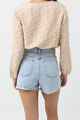 RHYTHM LADIES STAPLE DENIM SHORT - BLUE WASH