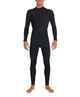 O'NEILL MENS HYPERFREAK 3/2+ CHEST ZIP STEAMER - BLACK / BLACK