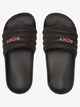 ROXY GIRLS SLIPPY SLIDES - BLACK