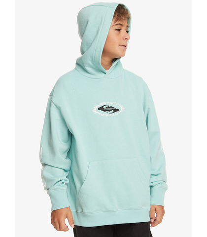 QUIKSILVER BOYS RADICAL TIMES HOOD - PASTAL TORQUOISE