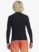 QUIKSILVER BOYS HEATER L/S RASHSHIRT - BLACK