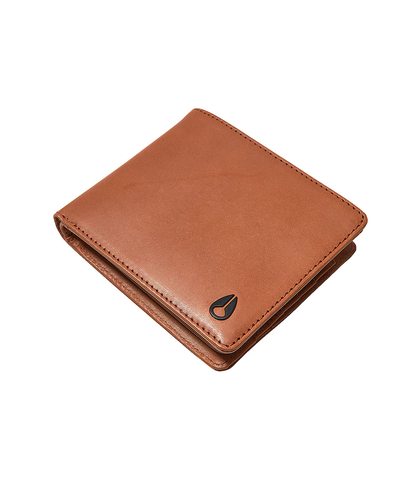 NIXON PASS LEATHER COIN WALLET - SADDLE