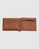 BILLABONG MENS DIMENSION 2 IN 1 LEATHER WALLET - TAN