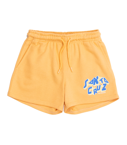 SANTA CRUZ GIRLS SCATTERED STRIP SHORT - MANGO