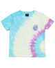 SANTA CRUZ GIRLS OVERSIZE GEO MOON DOT TEE - ORCHID TIE DYE