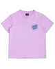 SANTA CRUZ GIRLS ZEBRA MARBLE OPUS DOT TEE - PALE PINK
