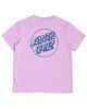 SANTA CRUZ GIRLS ZEBRA MARBLE OPUS DOT TEE - PALE PINK