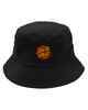 SANTA CRUZ BOYS CLASSIC DOT PATCH BUCKET HAT - BLACK