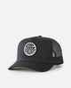 RIPCURL MENS WETSUIT ICON TRUCKER CAP - BLACK