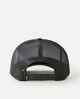 RIPCURL MENS WETSUIT ICON TRUCKER CAP - BLACK