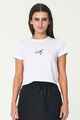 HUFFER LADIES BABY TEE/H-LOVE - WHITE 