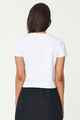 HUFFER LADIES BABY TEE/H-LOVE - WHITE 