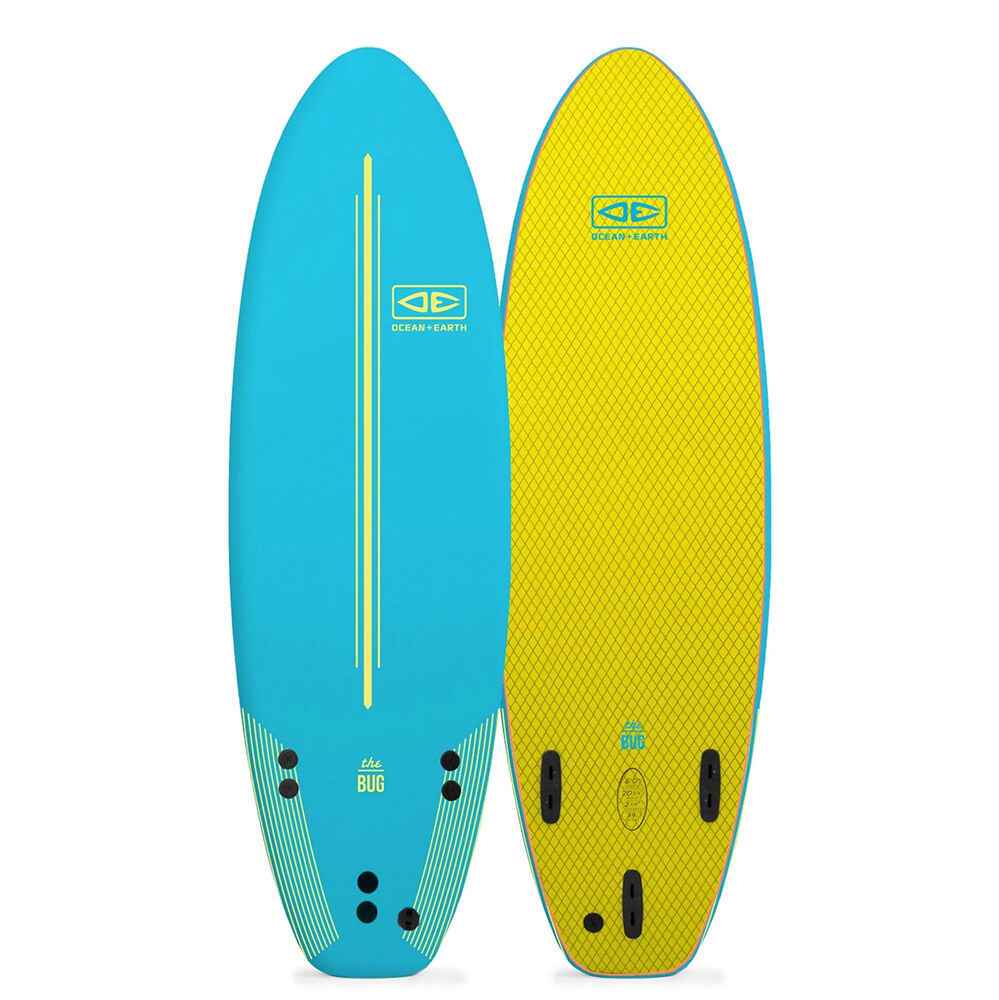 O E BUG SOFTTOP SURFBOARD 6 0 AZTEC BLUE Surf Softop
