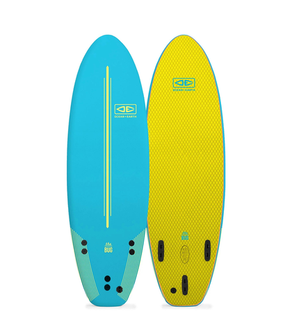 O&E BUG SOFTTOP SURFBOARD - 6'0 AZTEC BLUE