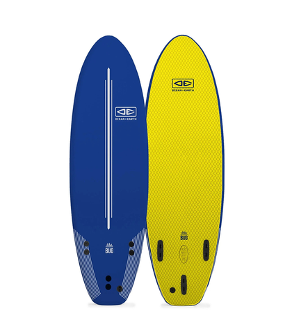 O&E BUG SOFTTOP SURFBOARD 6'0" - NAVY