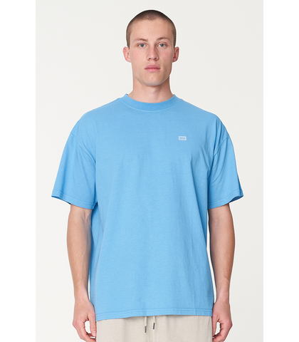 HUFFER MENS BOX FREE TEE - CHILL BLUE