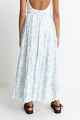 RHYTHM LADIES GRACE FLORAL TIERED MAXI SKIRT - WHITE
