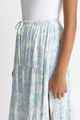 RHYTHM LADIES GRACE FLORAL TIERED MAXI SKIRT - WHITE