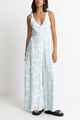 RHYTHM LADIES GRACE FLORAL WIDE LEG JUNMPSUIT - WHITE