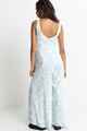 RHYTHM LADIES GRACE FLORAL WIDE LEG JUNMPSUIT - WHITE