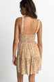 RHYTHM LADIES HIGHLAND PAISLEY MINI DRESS - OAK