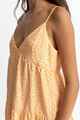 RHYTHM LADIES MARLEY FLORAL TIERRED MINI DRESS - PINK