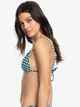 ROXY LADIES THE PLAID PULSE TIKI TRI BIKINI TOP - PLAID