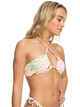 ROXY LADIES MEADOW FLOWERS FASHION TRI BIKINI TOP - QUIET GREEN