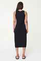 HUFFER LADIES CRUISE KNIT TANK DRESS - BLACK