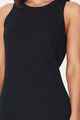 HUFFER LADIES CRUISE KNIT TANK DRESS - BLACK