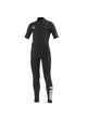 VISSLA BOYS 7 SEAS 2MM S/S CHESTZIP STEAMER - BLACK