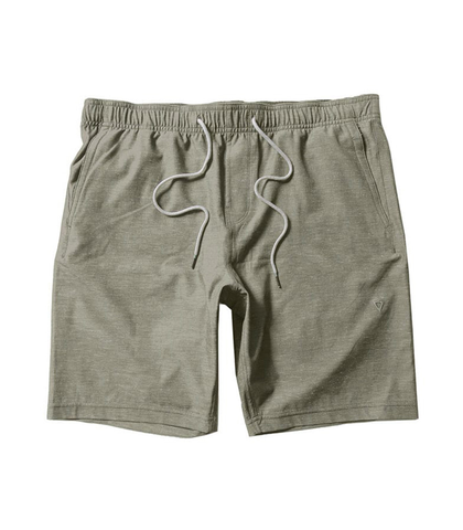VISSLA MENS HEMP NO SEE UMS ELASTIC WAIST WALKSHORT - KHAKI