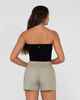 RUSTY LADIES AMELIA STRAPLESS KNIT TOP - BLACK