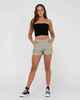 RUSTY LADIES AMELIA STRAPLESS KNIT TOP - BLACK