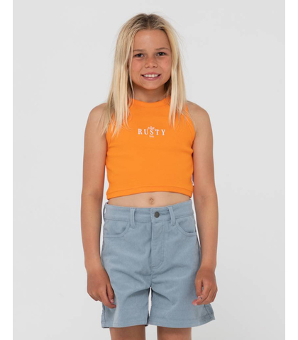 RUSTY GIRLS RUSTY SUNRISE RACER TANK - APRICOT