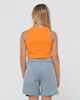 RUSTY GIRLS RUSTY SUNRISE RACER TANK - APRICOT