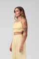 RPM LADIES SHELL CROP - PASTEL YELLOW