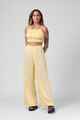 RPM LADIES SHELL CROP - PASTEL YELLOW