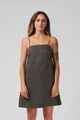 RPM LADIES ANTOINETTE MINI DRESS - KHAKI